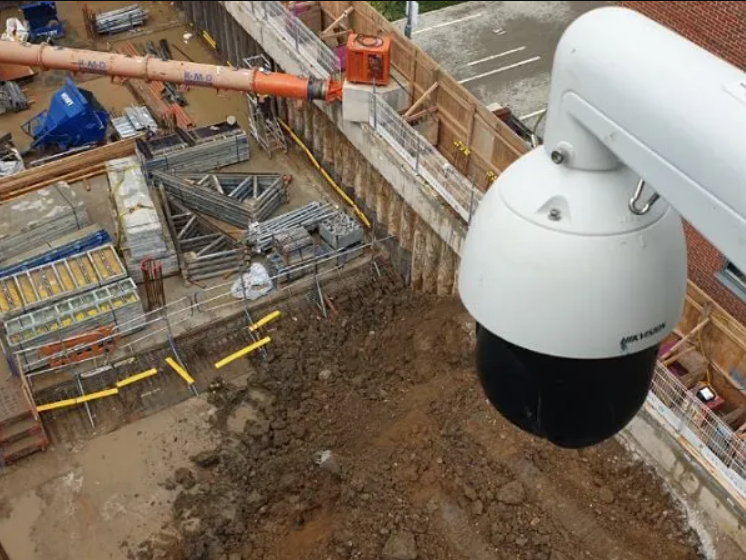 Security Camera Monitoring for Construction Sites